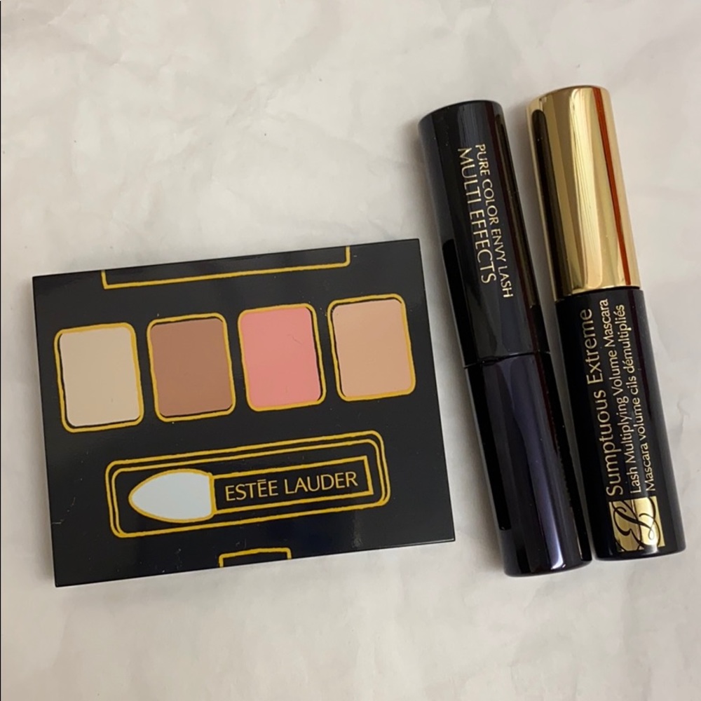 Estée Lauder eye shadow and mascara set